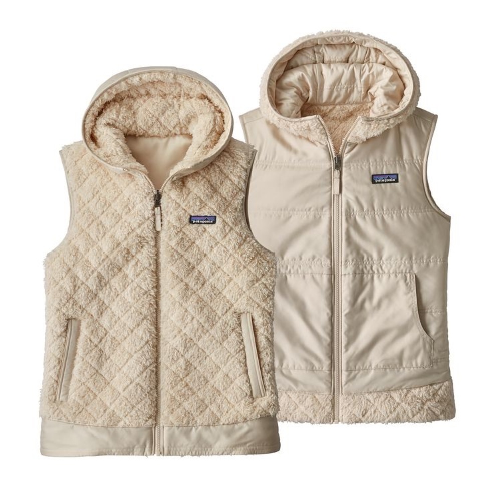 Patagonia Reversible Los Gatos Hooded Fleece Vest Size XS